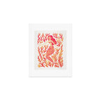 Kelp Forest Mermaid - Peach Palette Art Print Gallery Image 1