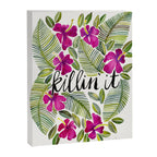 Killin' It - Tropical Pink Canvas Print Gallery Image 8