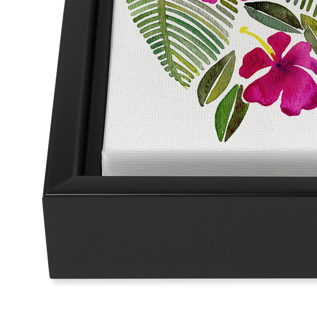 Killin' It - Tropical Pink Framed Canvas Print Gallery Image 3