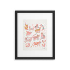KittyKats - Pink Palette Framed Art Print Gallery Image 5