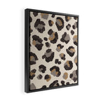 Leopard Print â Neutral Framed Canvas Print Gallery Image 2