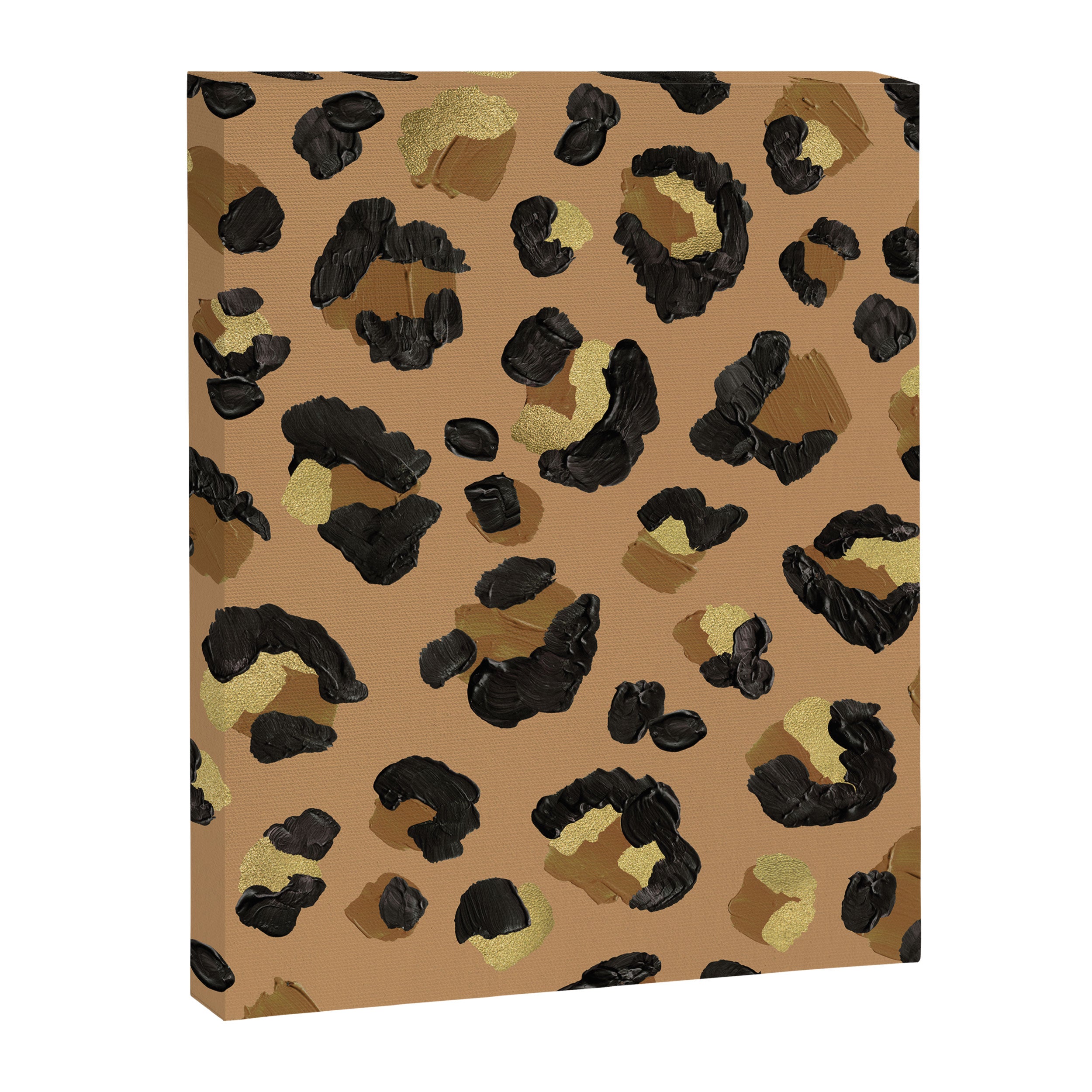 Leopard Print - Neutral & Gold Palette Canvas Print Gallery Image 8