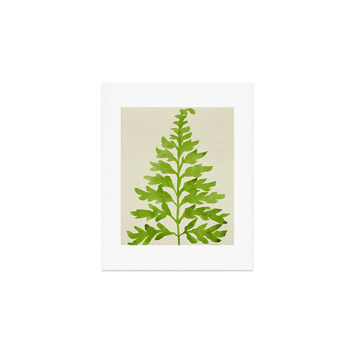 Lime Fern Art Print Gallery Image 1
