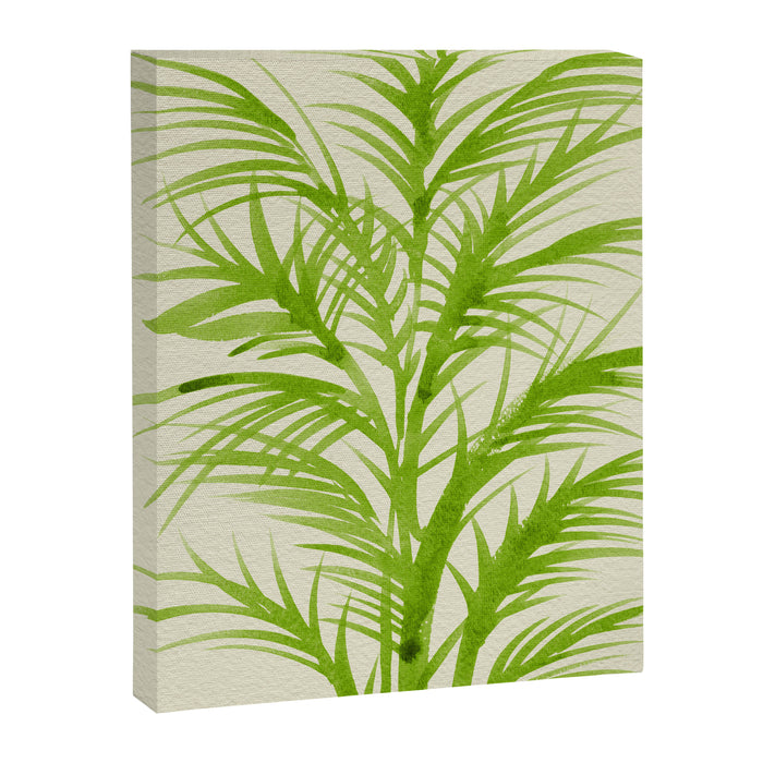 Lime Palms Canvas Print Gallery Image 1