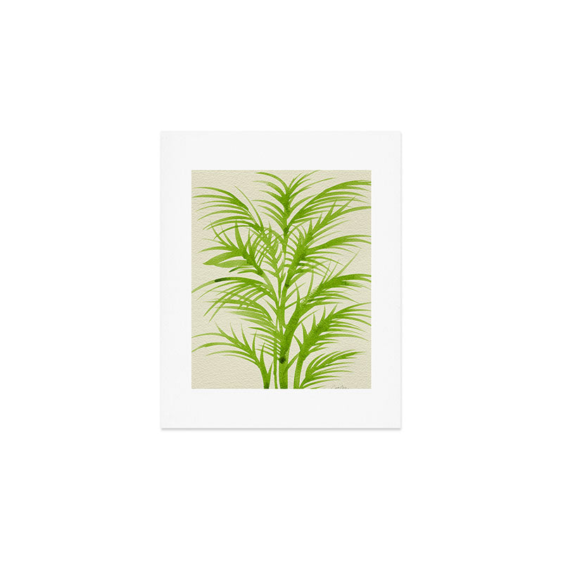 Lime Palms Art Print Gallery Image 1