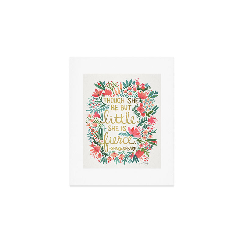 Little & Fierce Art Print Gallery Image 1