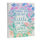 Little & Fierce - Lavender Mint OmbrÃ© Canvas Print Gallery Image 8