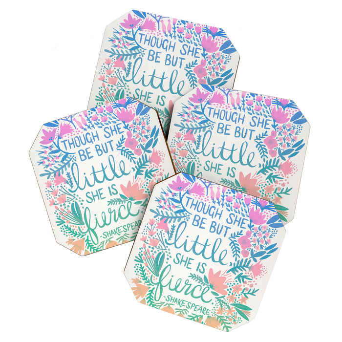 Little & Fierce - Lavender Mint OmbrÃ© Coaster Gallery Image 1
