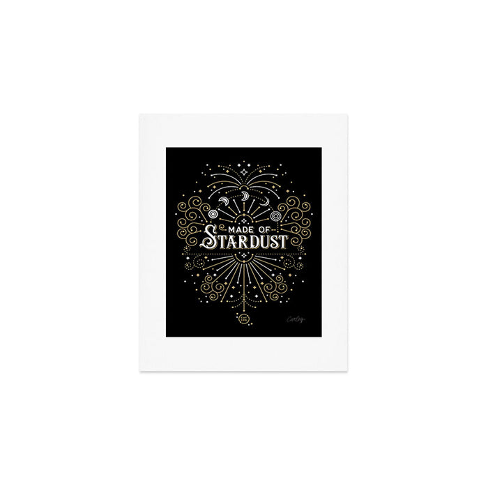 Made of Stardust - Black & Gold Palette Art Print Gallery Image 1