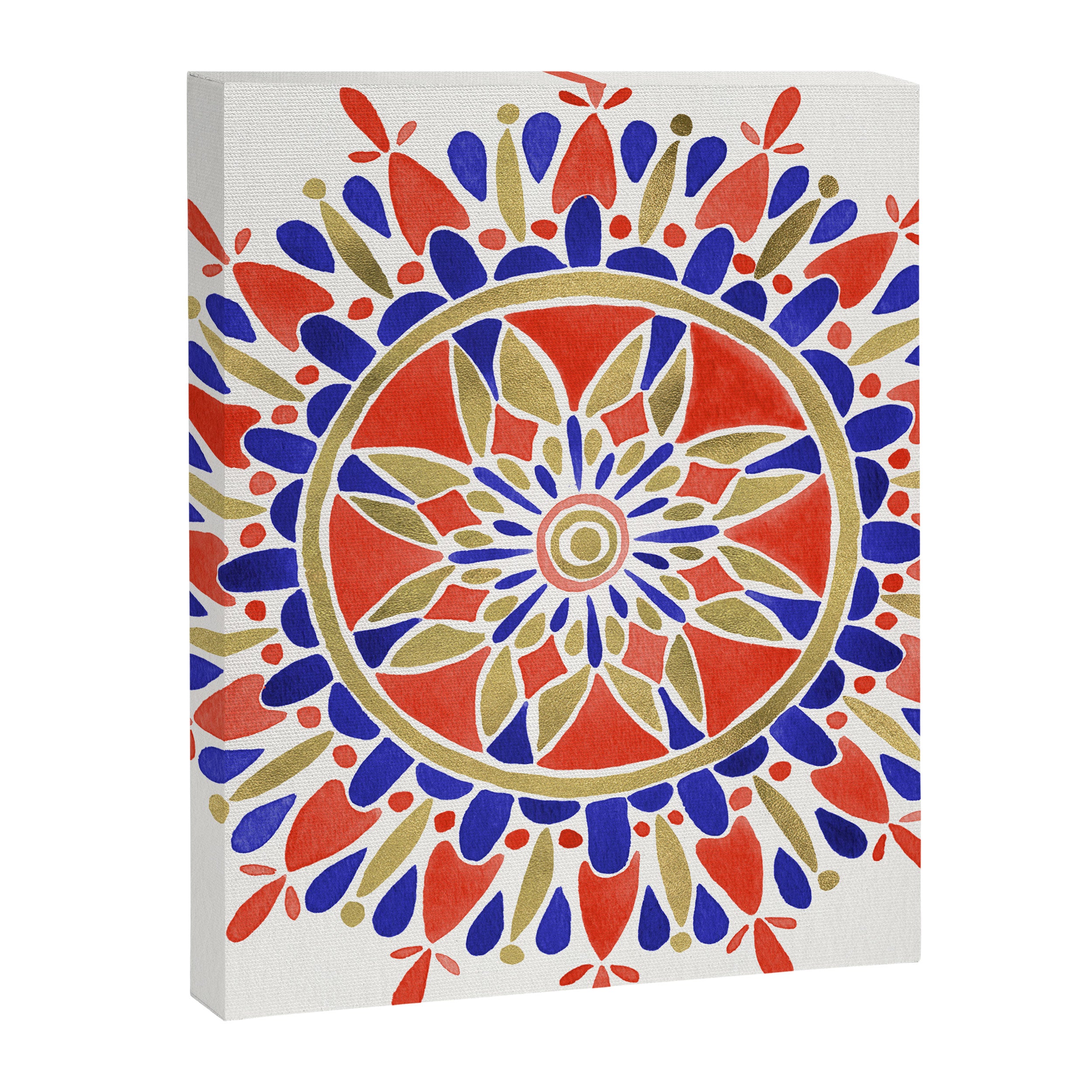 Mandala - America Palette Canvas Print Gallery Image 8