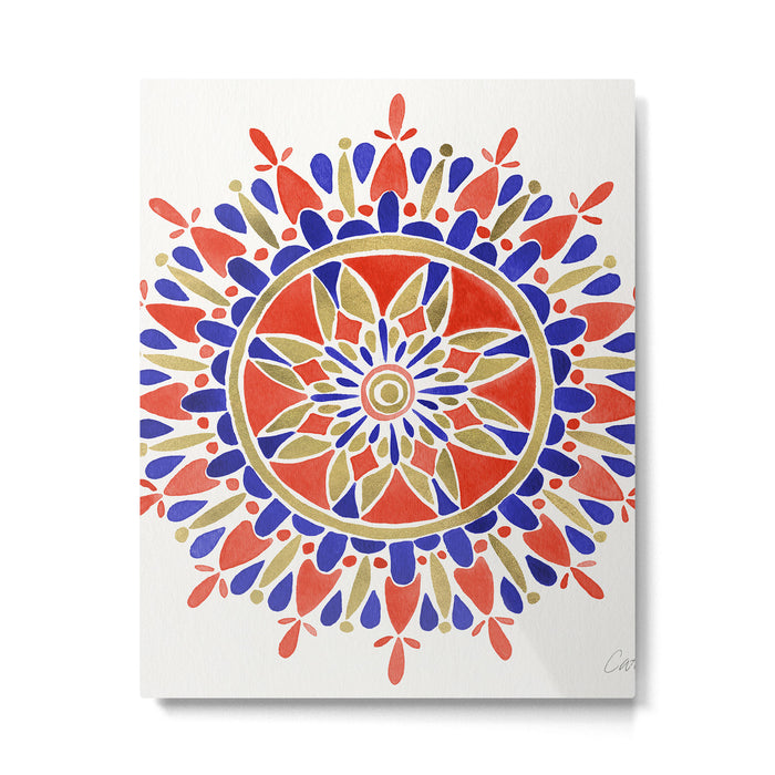 Mandala - America Palette Metal Print Gallery Image 1