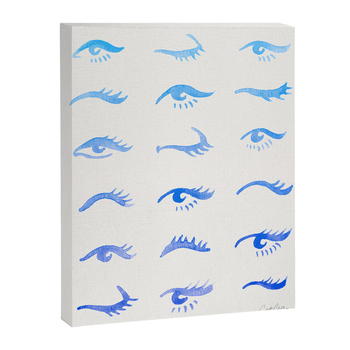 Mascara Envy - Blue OmbrÃ© Palette Canvas Print Gallery Image 1