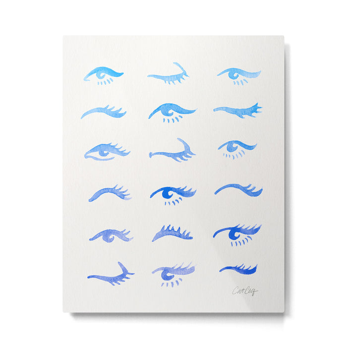 Mascara Envy - Blue OmbrÃ© Palette Metal Print Gallery Image 1