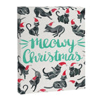 Meowy Christmas - Mint Type Canvas Print Gallery Image 8