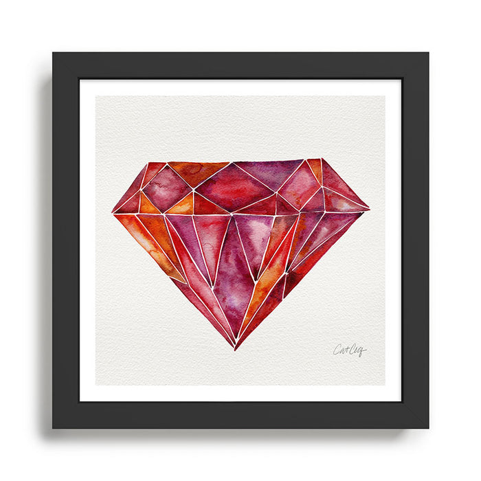 Million-Carat Ruby Framed Art Print Gallery Image 1