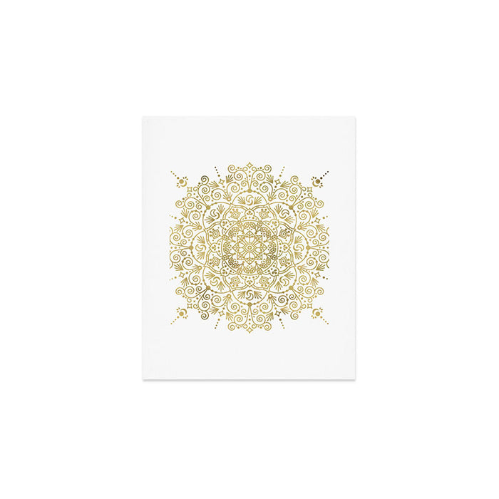 Moroccan Mandala - Gold Palette Art Print Gallery Image 1