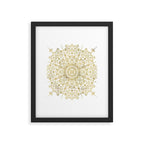 Moroccan Mandala - Gold Palette Framed Art Print Gallery Image 6