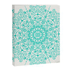 Moroccan Mandala - Turquoise Palette Canvas Print Gallery Image 8