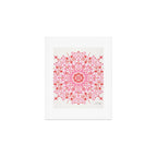 Moroccan Mandala - Valentine Palette Art Print Gallery Image 1
