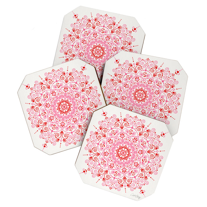 Moroccan Mandala - Valentine Palette Coaster Gallery Image 1