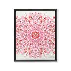 Moroccan Mandala - Valentine Palette Framed Canvas Print Gallery Image 8