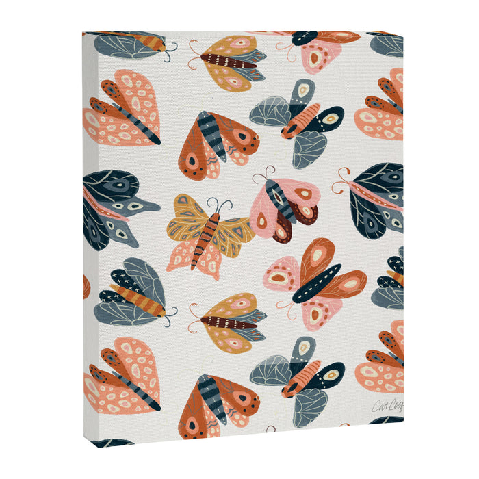 Moth Specimens â Yellow Canvas Print Gallery Image 1