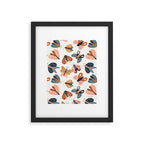 Moth Specimens â Yellow Framed Art Print Gallery Image 6