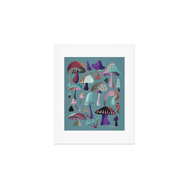 Mushroom Collection â Galaxy Art Print Gallery Image 1