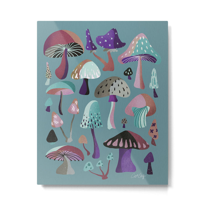 Mushroom Collection â Galaxy Metal Print Gallery Image 1