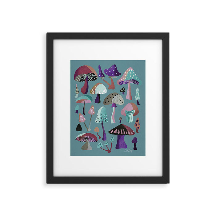 Mushroom Collection â Galaxy Framed Art Print Gallery Image 1