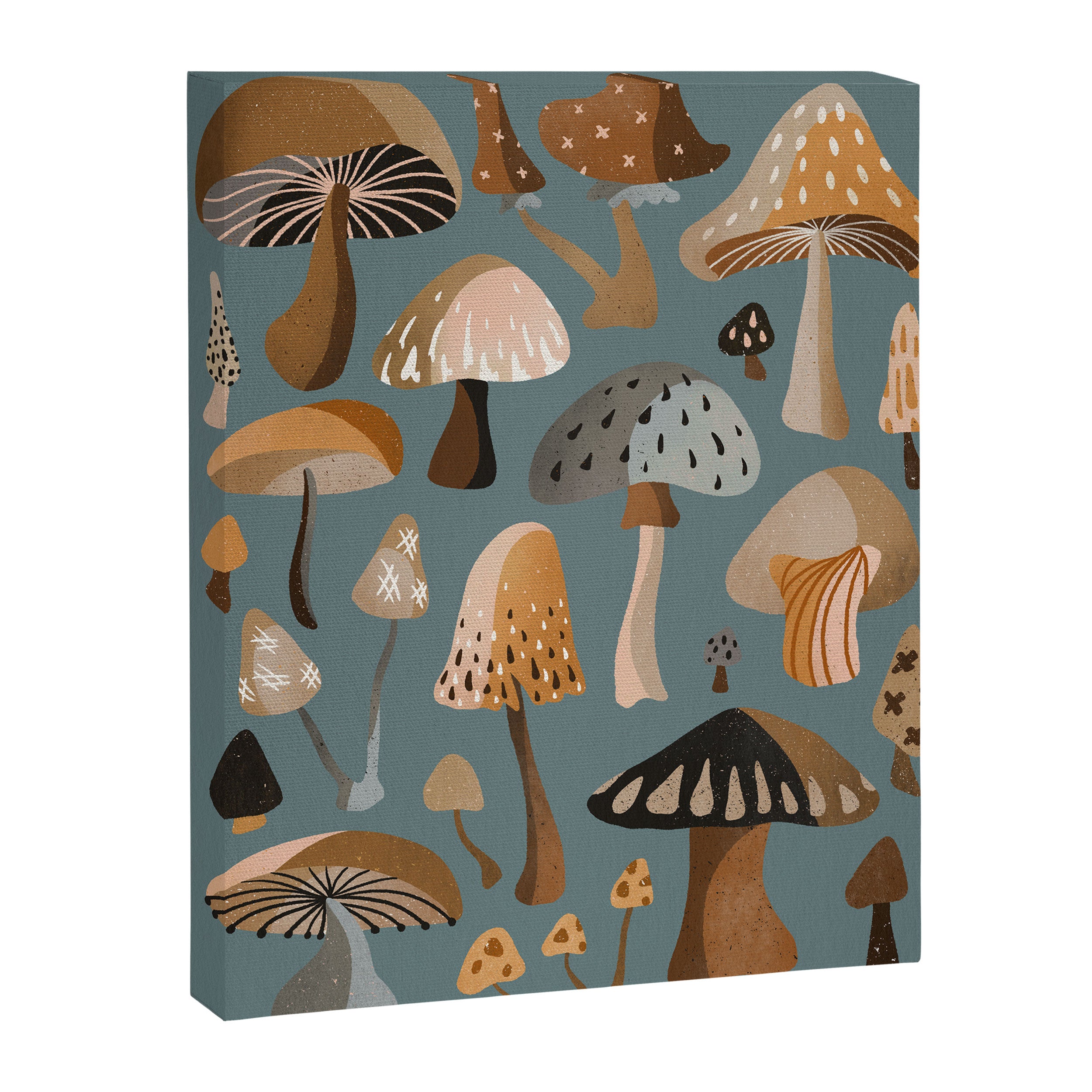 Mushroom Collection â Neutral Palette Canvas Print Gallery Image 6