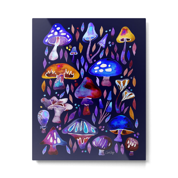 Mushroom Magic - Galaxy Metal Print Gallery Image 1
