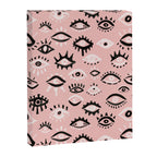 Mystic Eyes - Blush & Black Palette Canvas Print Gallery Image 8