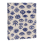 Mystic Eyes â Navy & Cream Canvas Print Gallery Image 8