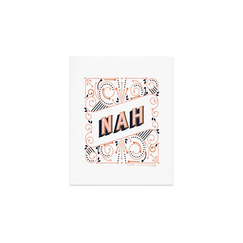Nah - Peach Palette Art Print Gallery Image 1