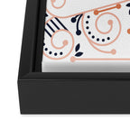 Nah - Peach Palette Framed Canvas Print Gallery Image 3