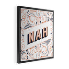Nah - Peach Palette Framed Canvas Print Gallery Image 2