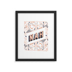 Nah - Peach Palette Framed Art Print Gallery Image 6