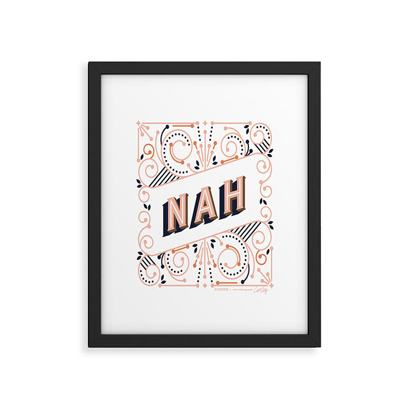 Nah - Peach Palette Framed Art Print Gallery Image 6