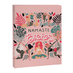 Namaste, Bitches - Pink Canvas Print Gallery Image 8