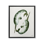 Narwhals Framed Canvas Print Gallery Image 8