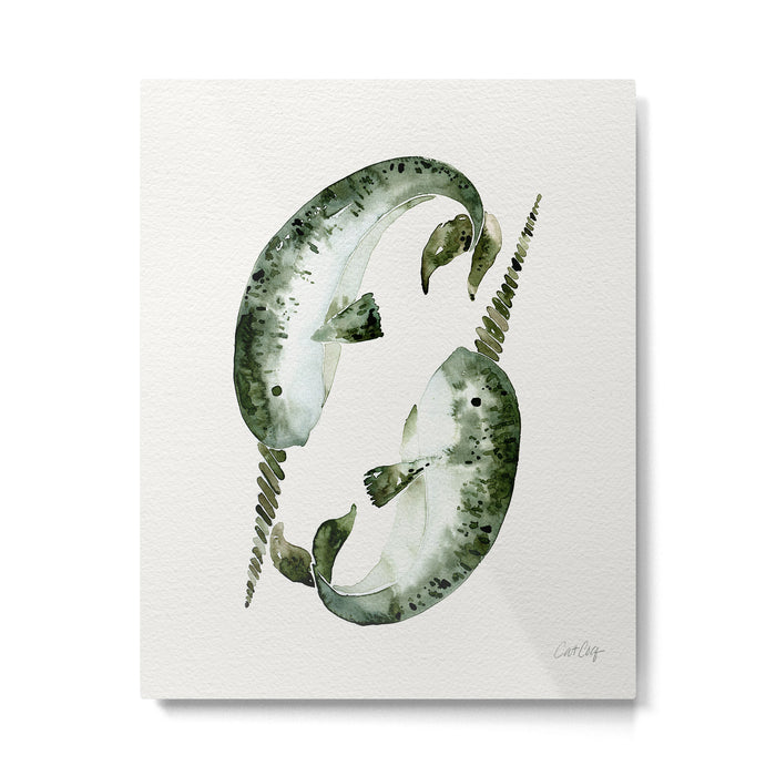 Narwhals Metal Print Gallery Image 1
