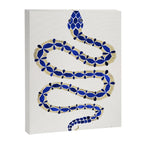 Navy & Gold Serpent Canvas Print Gallery Image 6