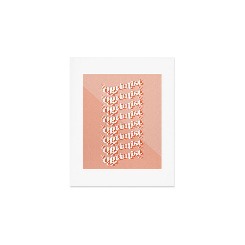 Optimist - Blush Art Print Gallery Image 1
