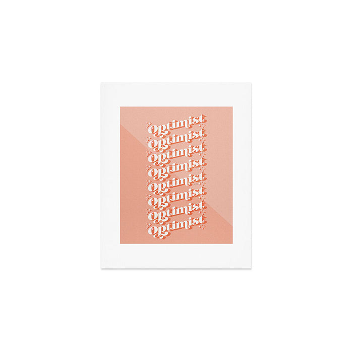 Optimist - Blush Art Print Gallery Image 1
