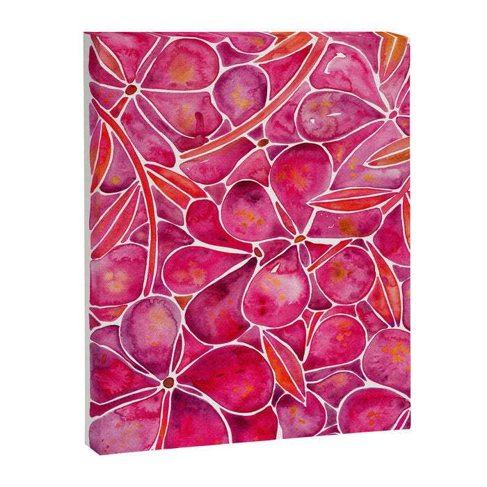 Orchid Wall - Magenta Palette Canvas Print Gallery Image 1