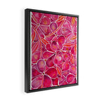 Orchid Wall - Magenta Palette Framed Canvas Print Gallery Image 2