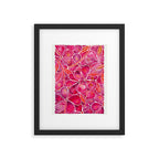 Orchid Wall - Magenta Palette Framed Art Print Gallery Image 6