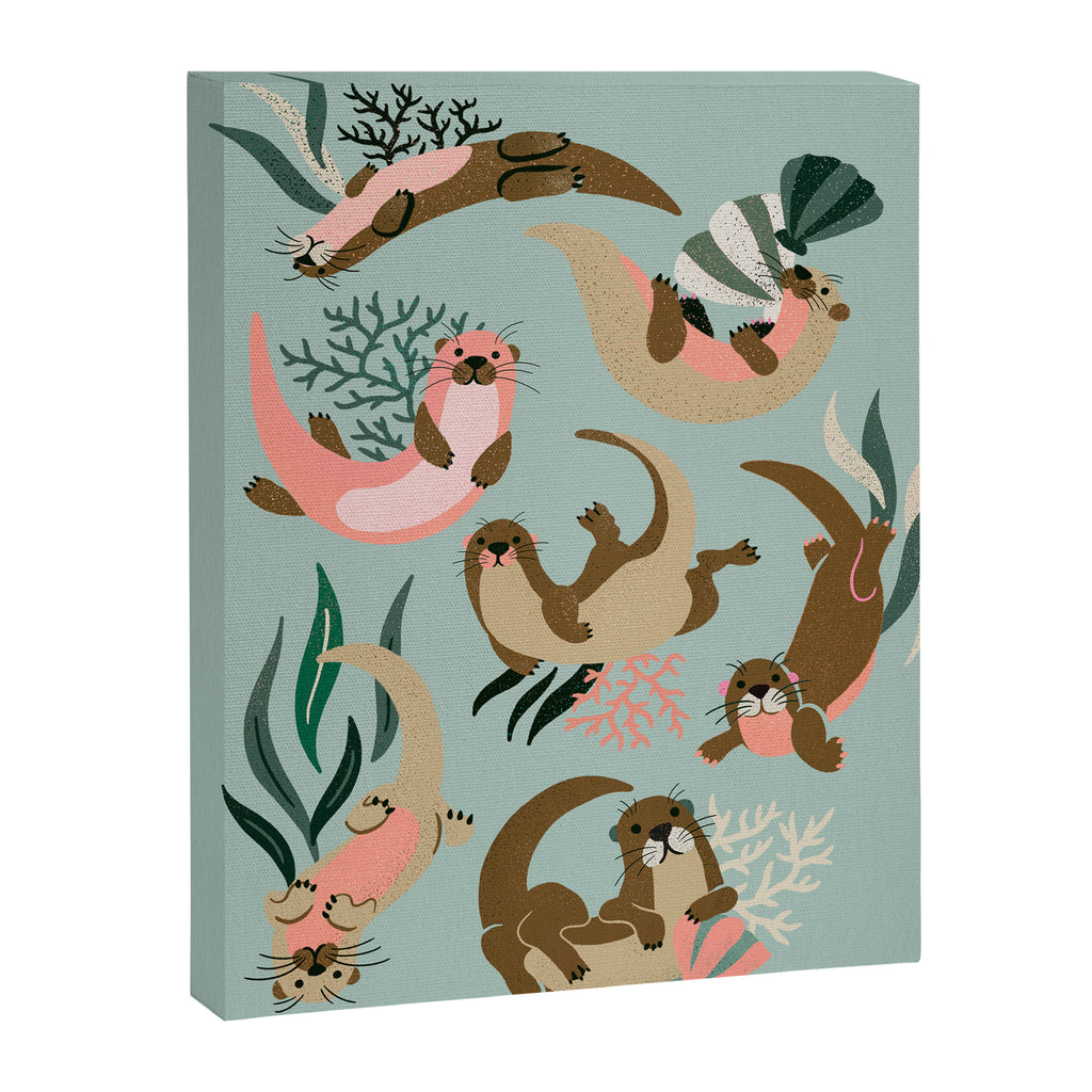 Otter Collection - Mint Palette Canvas Print Gallery Image 6