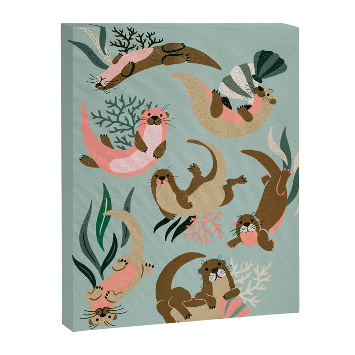 Otter Collection - Mint Palette Canvas Print Gallery Image 1